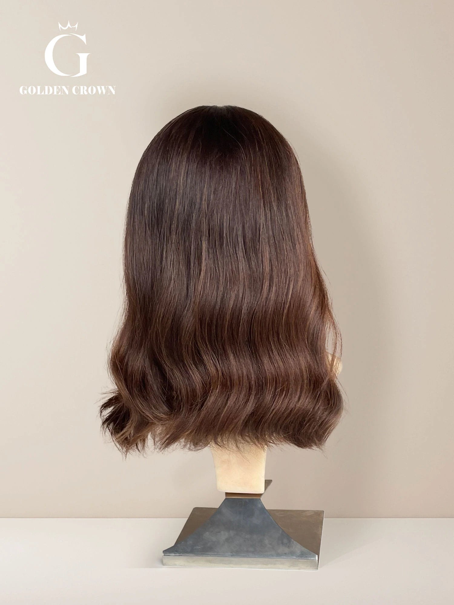 Hazel lace top back side view GoldenCrownWigs